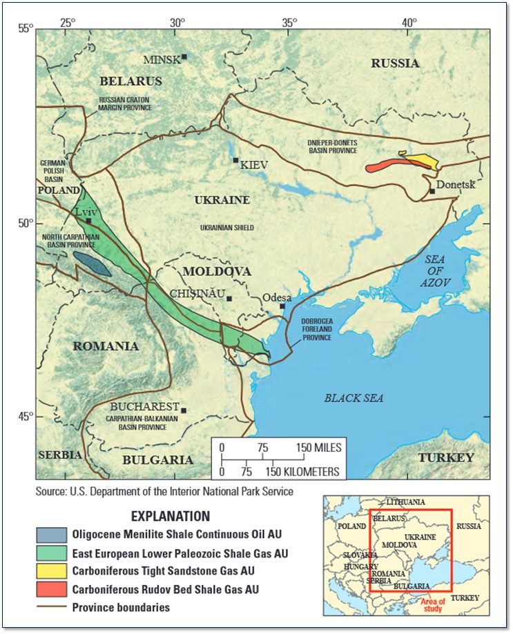 Bitgrum - USGS - Oil and Gas Resources in Geologic Provinces of Ukraine - Romania and Moldova